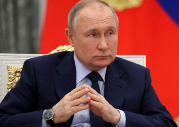 Russian President Vladimir Putin chairs the supervisory board meeting of the presidential forum "Russia - Land of Opportunity" at the Kremlin in Moscow, Russia April 20, 2022. Sputnik/Mikhail Tereshchenko/Pool via REUTERS ATTENTION EDITORS - THIS IMAGE WAS PROVIDED BY A THIRD PARTY.