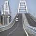 A vehicle runs down the 19 km road-and-rail Crimean Bridge passing over the Kerch Strait and linking southern Russia to the Crimean peninsula on May 15, 2018, in Kerch, prior to the opening ceremony.
Russian President, on May 15 is set to unveil a 19-kilometre-long bridge linking southern Russia to the Crimean peninsula annexed from Ukraine, a highly symbolic project he has personally championed. Built at a cost of 228 billion rubles ($3.69 billion), the new structure connects the southern Krasnodar region with the Crimean city of Kerch, spanning a strait between the Black Sea and the Azov Sea. / AFP PHOTO / POOL / Alexander NEMENOV